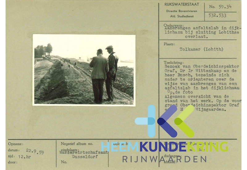 Lobithse overlaat Tolkamer 1959 F0000032